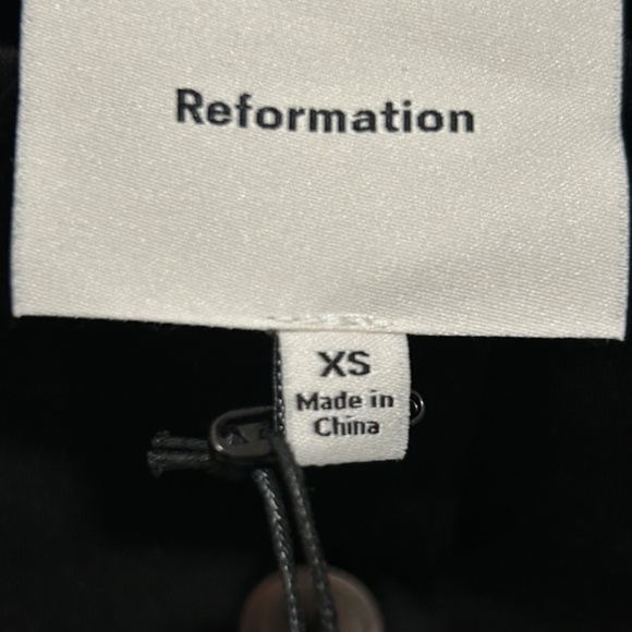 NWT! Women's Anthropologie Reformation Black Vest Top - XS - Picture 7 of 11